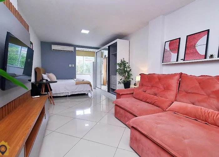 Charmoso E Bem Decorado Studio 200M Da Praia